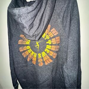 Sportiqe Dave Matthews Band DMB Tour Zip Up Hoodie Dark Grey